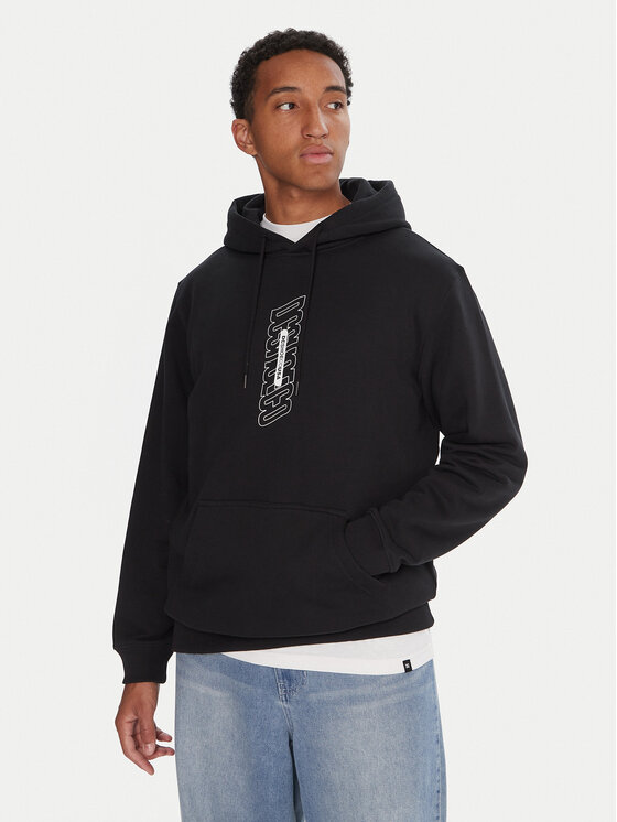 DC Shoes Суитшърт EDYFT03557 KVJ0 Черен Regular Fit цвят на ниска цена