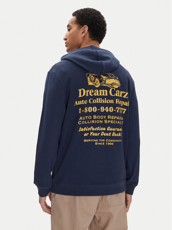 DC Shoes Суитшърт EDYSF03245 Тъмносин Regular Fit цвят на ниска цена