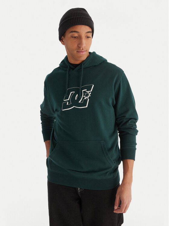 DC Shoes Суитшърт Hampden ADYFT03416 Зелен Regular Fit цвят на ниска цена