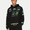 DC Shoes Суитшърт Racing ADYSF03130 Черен Standard Fit цвят на ниска цена
