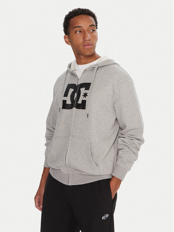 DC Shoes Суитшърт Star EDYSF03265 Сив Regular Fit цвят на ниска цена