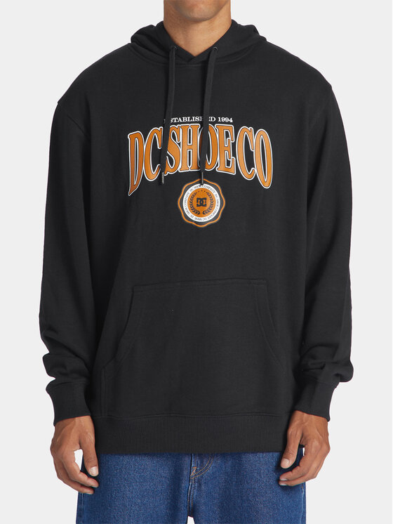 DC Shoes Суитшърт Tuition Otlr ADYSF03112 Черен Regular Fit цвят на ниска цена