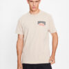 DC Shoes Тишърт Defiant Tees ADYZT05309 Бежов Regular Fit цвят на ниска цена