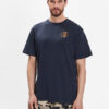DC Shoes Тишърт Quality Goods ADYZT05235 Тъмносин Relaxed Fit цвят на ниска цена