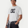 DC Shoes Тишърт Star ADYZT05373 Сив Regular Fit цвят на ниска цена