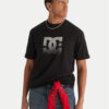 DC Shoes Тишърт Star Reflective EDYZT04346 Черен Regular Fit цвят на ниска цена