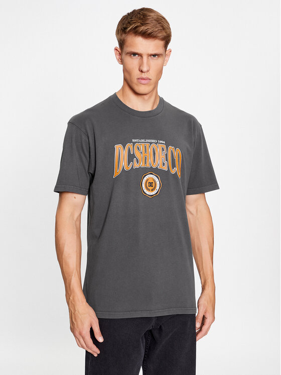 DC Shoes Тишърт Tuition Tees ADYZT05273 Черен Regular Fit цвят на ниска цена