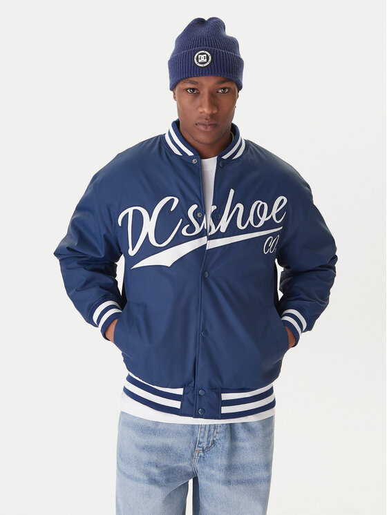 DC Shoes Яке бомбър EDYJK03266 Тъмносин Regular Fit цвят на ниска цена