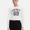 DKNY Sport Блуза DP4T9979 Бял Regular Fit цвят на ниска цена
