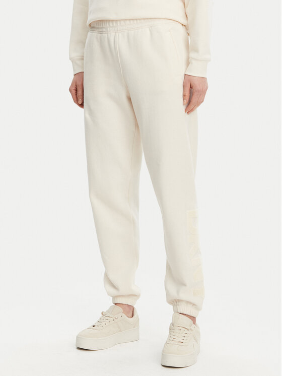 DKNY Sport Долнище анцуг DP5P3585 Бежов Regular Fit цвят на ниска цена