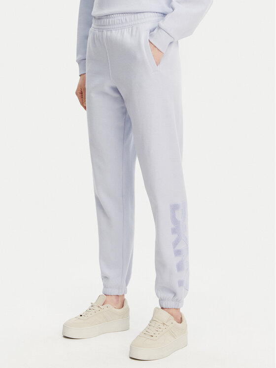 DKNY Sport Долнище анцуг DP5P3585 Светлосиньо Regular Fit цвят на ниска цена