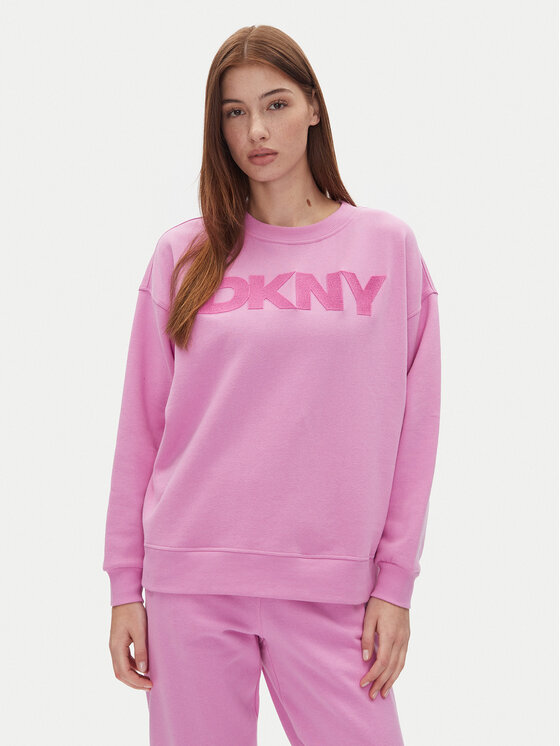 DKNY Sport Суитшърт DP5T1140 Розов Regular Fit цвят на ниска цена