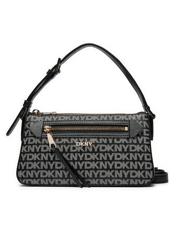 DKNY Дамска чанта Bryant Ave Tz Demi C R42HYE18 Черен цвят на ниска цена