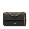DKNY Дамска чанта Minnie Shoulder Bag R2331T72 Черен цвят на ниска цена
