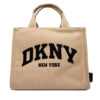 DKNY Дамска чанта R41AOR57 Каки цвят на ниска цена
