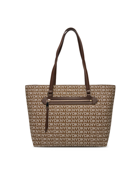 DKNY Дамска чанта R42AYE20 Кафяв цвят на ниска цена