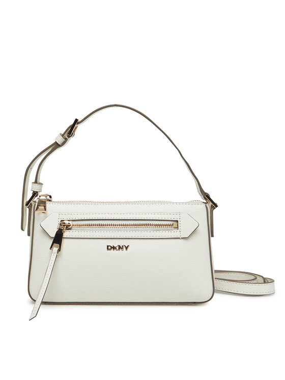 DKNY Дамска чанта R42HKE18 Екрю цвят на ниска цена