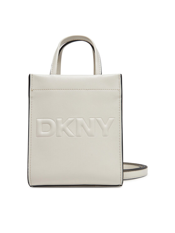DKNY Дамска чанта R44AZI34 Екрю цвят на ниска цена