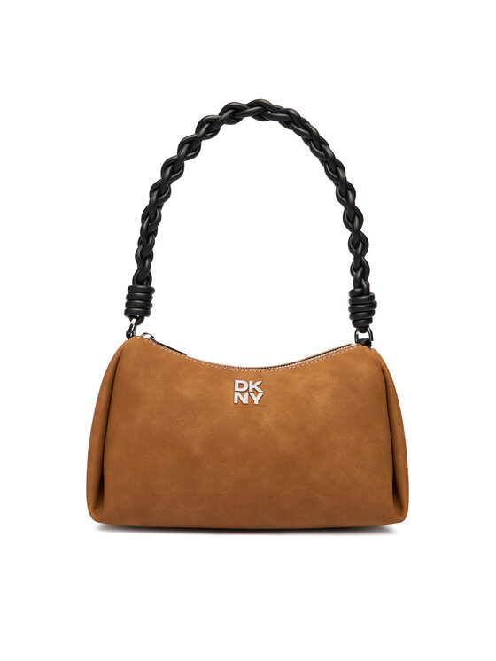 DKNY Дамска чанта Remy R533ME54 Кафяв цвят на ниска цена