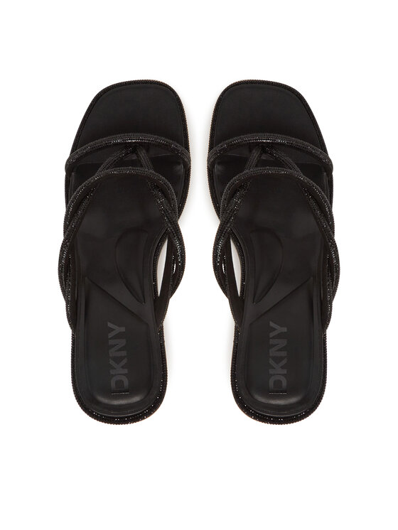 DKNY Джапанки Labrini K1533958 Черен цвят на ниска цена