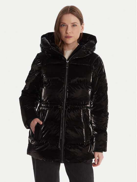 DKNY Зимно яке DLEMPS63 Черен Regular Fit цвят на ниска цена