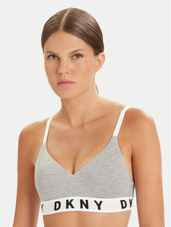 DKNY Сутиен push-up DK4518 Сив цвят на ниска цена
