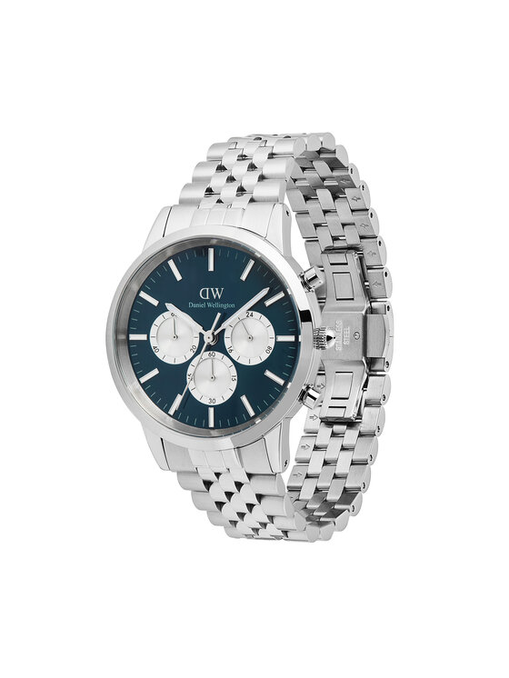 Daniel Wellington Часовник Iconic Chronograph DW00100874 Сребрист цвят на ниска цена