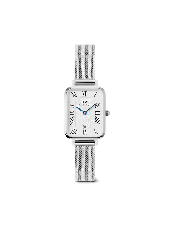 Daniel Wellington Часовник Quadro Sterling Roman Numerals DW00100863 Сребрист цвят на ниска цена
