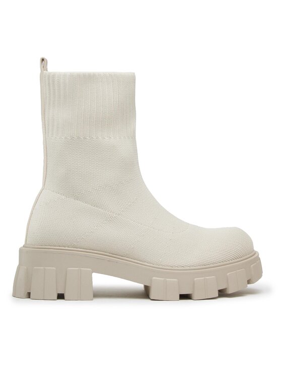 DeeZee Боти WS5553-11 Екрю цвят на ниска цена