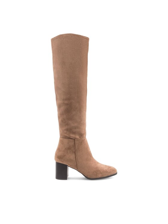 DeeZee Ботуши Hallie LS5987-01 Бежов цвят на ниска цена