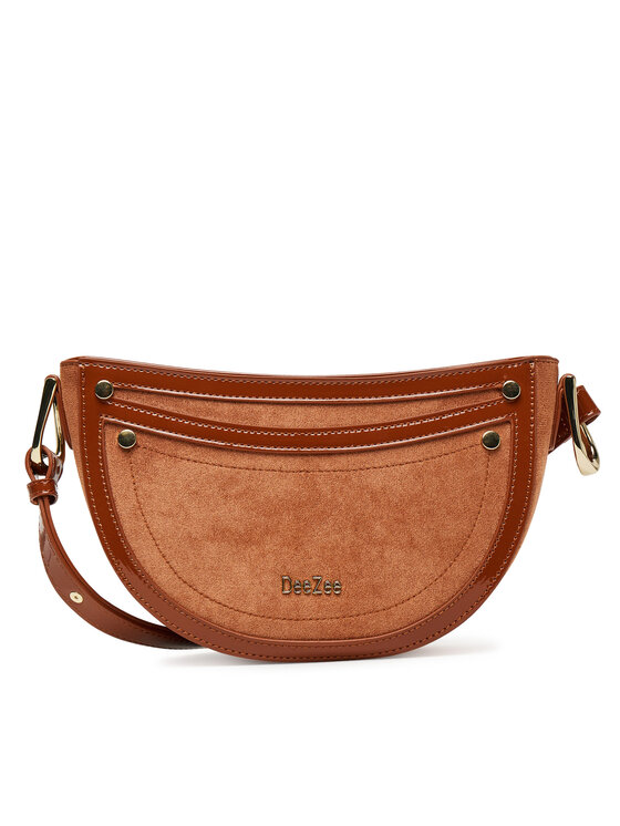 DeeZee Дамска чанта C-DZE-S-006-08 Кафяв цвят на ниска цена