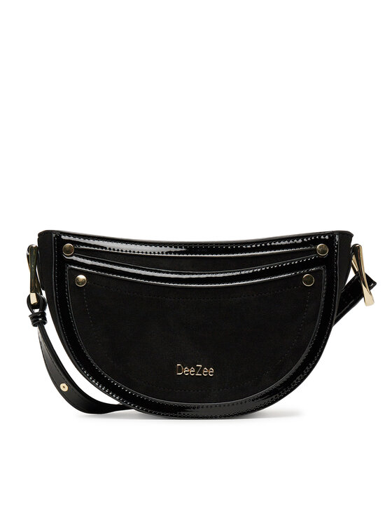DeeZee Дамска чанта C-DZE-S-006-08 Черен цвят на ниска цена