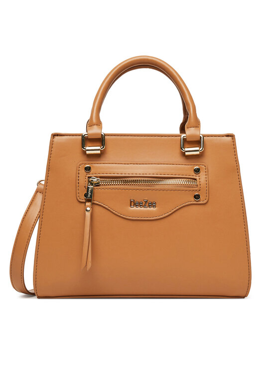 DeeZee Дамска чанта C-DZE-S-015-08 Бежов цвят на ниска цена