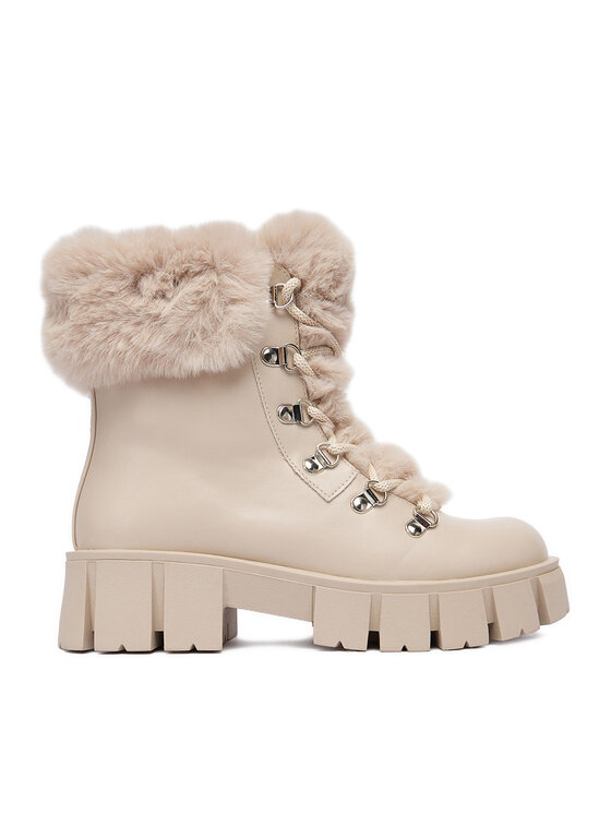 DeeZee Зимни обувки 90190-6 Екрю цвят на ниска цена