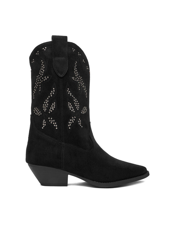 DeeZee Каубойски обувки CEO-R25AW09079 Черен цвят на ниска цена