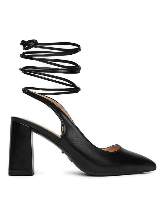 DeeZee Обувки на ток HLL-31 Черен цвят на ниска цена