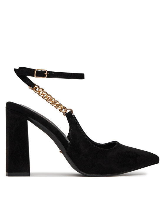 DeeZee Обувки на ток HT368-1 Черен цвят на ниска цена