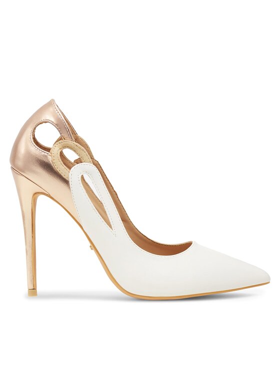 DeeZee Обувки на ток KL-92831-619 Бял цвят на ниска цена