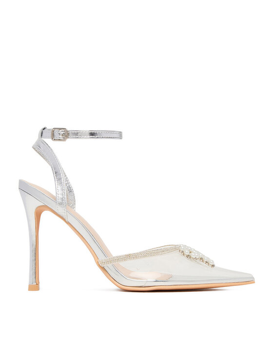 DeeZee Обувки на ток LIA SILVER RU Прозрачен цвят на ниска цена