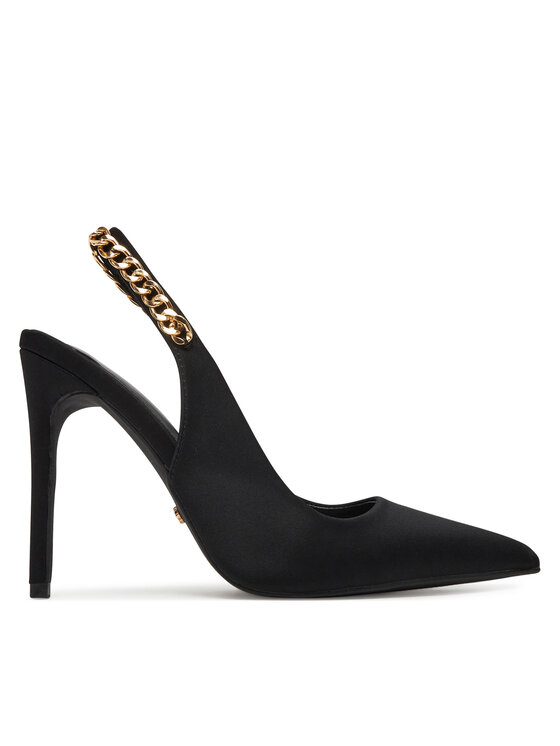 DeeZee Обувки на ток Q03-12 Черен цвят на ниска цена