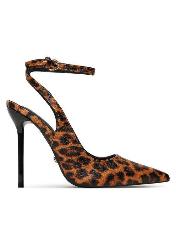 DeeZee Обувки на ток Q0328-1 Кафяв цвят на ниска цена