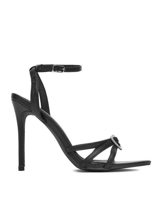 DeeZee Сандали SWEETIE BLACK PU Черен цвят на ниска цена