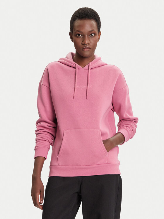 Desigual Суитшърт Basic 25WWSK13 Розов Regular Fit цвят на ниска цена