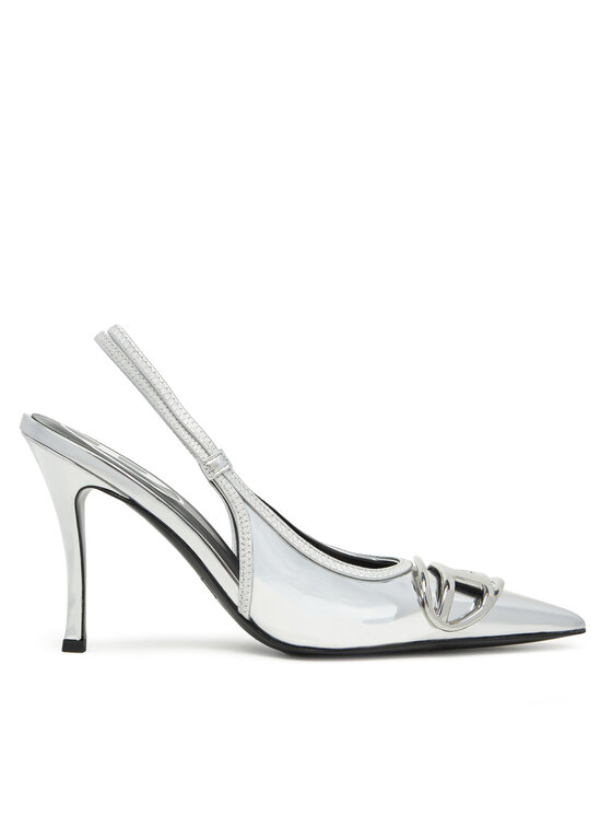 Diesel Обувки на ток Y02985 P1660 T9002 Сребрист цвят на ниска цена