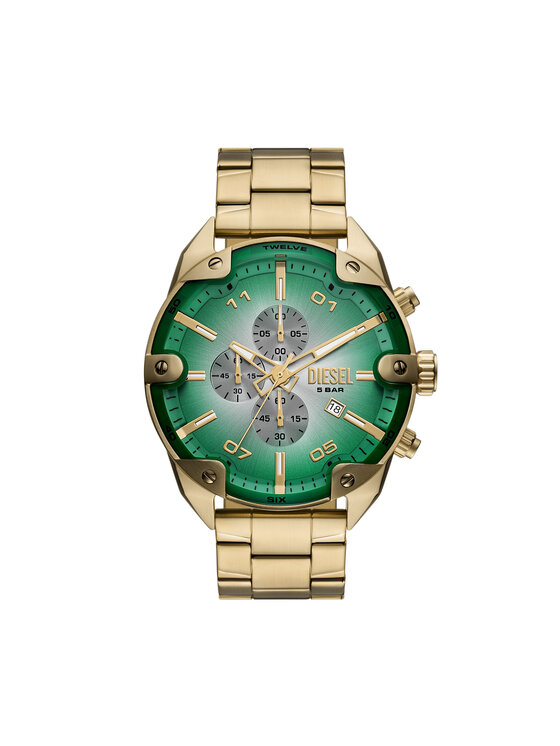 Diesel Часовник Spiked DZ4685 Златист цвят на ниска цена