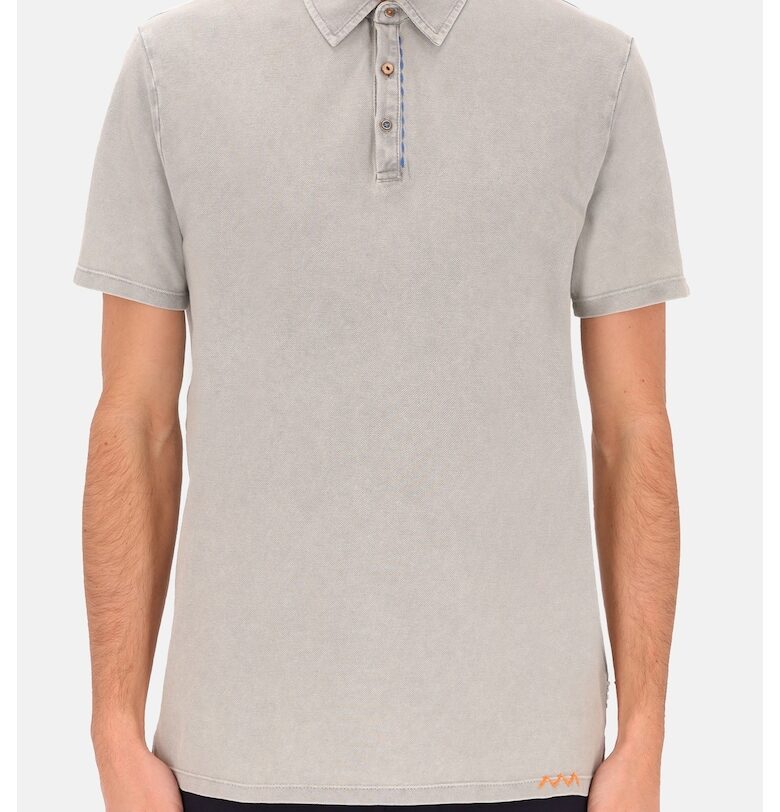 Distretto - Памучна тениска с яка Distretto 12