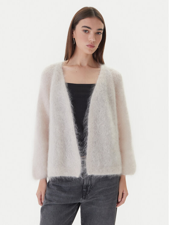 Dixie Кардиган M277Y072A 1160 Бял Regular Fit цвят на ниска цена