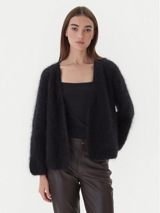 Dixie Кардиган M277Y072A 1900 Черен Regular Fit цвят на ниска цена