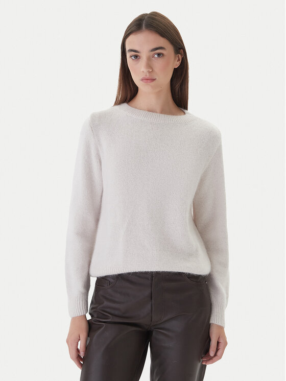 Dixie Пуловер M277Y066A 1160 Бял Regular Fit цвят на ниска цена