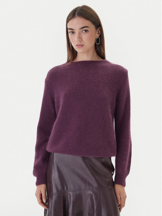 Dixie Пуловер M277Y066A 1490 Виолетов Regular Fit цвят на ниска цена